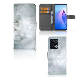 Hoesje OPPO Reno8 Pro Painting Grey