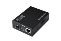 Digitus DN-82130 netwerk media converter 1000 Mbit/s Zwart