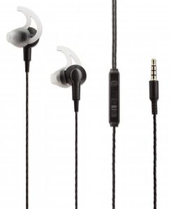 Manhattan 179607 hoofdtelefoon/headset Bedraad In-ear Oproepen/muziek Zwart