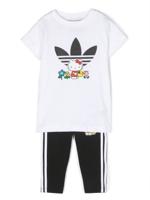 adidas Kids Trainingspak met logoprint - Wit