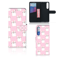 Sony Xperia 1 II Telefoonhoesje met Pasjes Sleeping Cats