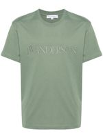 JW Anderson t-shirt en coton à logo brodé - Vert - thumbnail