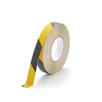 Durable antisliptape standaard DURALINE GRIP kleur, 25 mm x 15 m, voor het vastzetten van trappen, hellingen etc., geel/zwart, 1081130