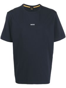 BOSS t-shirt à logo imprimé - Bleu