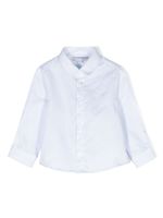 Emporio Armani Kids chemise en coton à rayures - Blanc