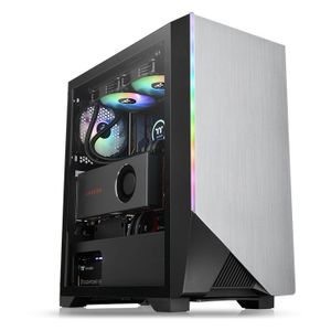 Thermaltake H550 TG ARGB Midi-tower PC-behuizing Zwart, Grijs