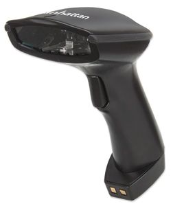 Manhattan 178495 USB-Kit Barcodescanner Bluetooth 1D CCD Zwart Handmatig Bluetooth, USB