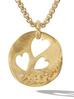 David Yurman pendentif DY Element Heart en or 18ct serti d'opale - thumbnail