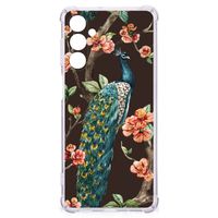 Samsung Galaxy M54 Case Anti-shock Pauw met Bloemen