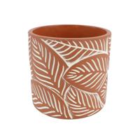 Bloempot Follo Ø13.8xh13cm Terracotta