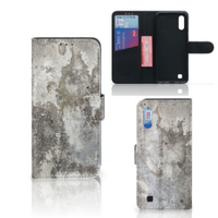 Samsung Galaxy M10 Bookcase Beton Print - thumbnail