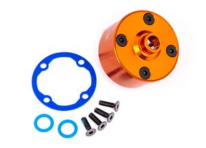 Traxxas - Carrier, differential (aluminum, orange-anodized) (TRX-9581T)