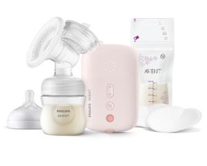 Oplaadbare, draadloze elektrische borstkolf Philips AVENT Natural SCF395/31 nude