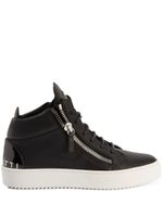 Giuseppe Zanotti baskets montantes en cuir - Noir