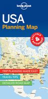 Wegenkaart - landkaart Planning Map USA | Lonely Planet - thumbnail