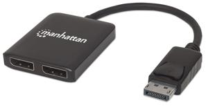 Manhattan 207768 DisplayPort-splitter 2 poorten 3810 x 2160 Pixel