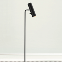 Vloerlamp modern zwart 'MIB 6' zwarte verstelbaar GU10 141cm DFTP