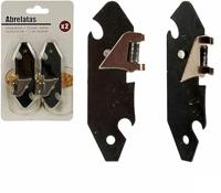 BigBuy Home Blikopener zilver zwart, meerkleurig, standaard