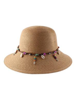 Zonnescherm Schaduw Veter Ademend Etnisch Rietje Hoed