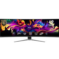 MSI MPG 491CQPDE QD-OLED Gaming monitor Energielabel F (A - G) 124.5 cm (49 inch) 5120 x 1440 Pixel 32:9 0.03 ms HDMI, DisplayPort, USB-C, USB 2.0,