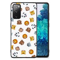 Back Case voor Samsung Galaxy S20 FE Dieren Emojis