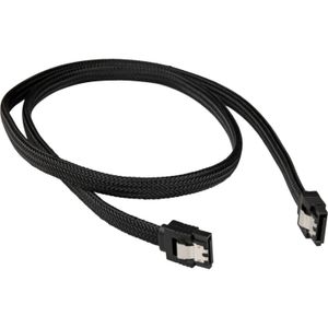 Sharkoon Sata 3 SATA-kabel 1 m SATA 7-pin Zwart