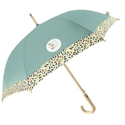 Perletti Paraplu Unisex 102 Cm Lichtgrijs
