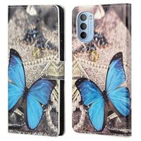 Style Series Motorola Moto G31/G41 Wallet Case - Blauwe vlinder - thumbnail