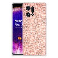 OPPO Find X5 TPU bumper Pattern Orange - thumbnail