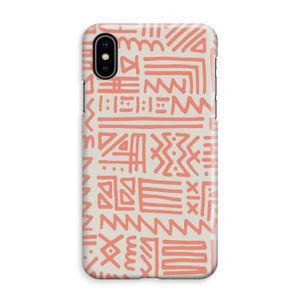 Marrakech Pink: iPhone XS Max Volledig Geprint Hoesje