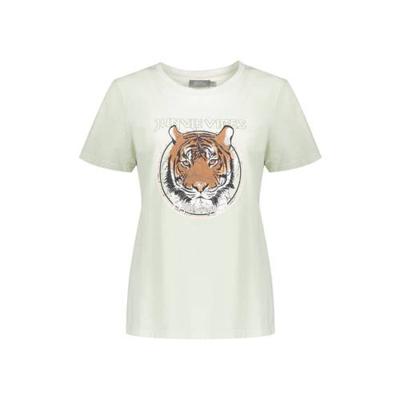 Geisha T-shirt met printopdruk mintgroen