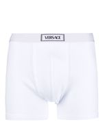 Versace boxer nervuré 90s Logo - Blanc