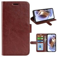 Motorola Moto G31/G41 Wallet Case met Magnetische Sluiting - Bruin