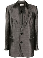 Zadig&Voltaire blazer Vegy en jacquard - Argent