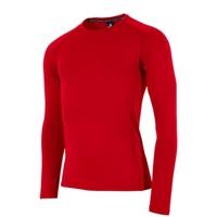 Stanno Thermoshirt Long Sleeve - Core Baselayer Long Sleeve Shirt - Compressieshirt - Fitnesskleding - Shirt met Lange Mouwen - Thermo Kleding Heren/Dames - Rood - Maat 140