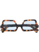 Marcelo Burlon County of Milan Eyewear lunettes de soleil Solidago à monture carrée - Marron