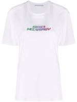 Stella McCartney t-shirt à logo poitrine - Blanc