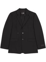 MM6 Maison Margiela notch-lapels single-breasted blazer - Noir - thumbnail