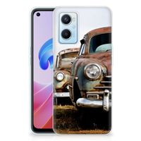 OPPO A96 | OPPO A76 Siliconen Hoesje met foto Vintage Auto - thumbnail