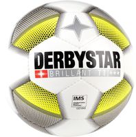 Derbystar Voetbal Brillant TT DB wit grijs geel 1018 - thumbnail