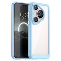 Huawei Pura 70 Pro Anti-Shock Hybride Hoesje - Blauw