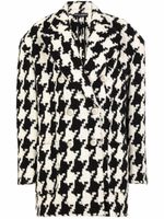 Dolce & Gabbana manteau à motif pied-de-poule - Noir