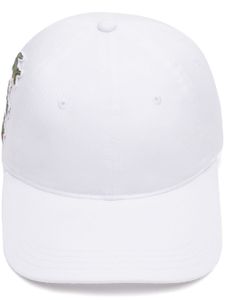 Lacoste casquette à motif Iconic Badge - Blanc