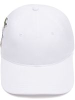 Lacoste Iconic Badge organic-cotton cap - Blanc