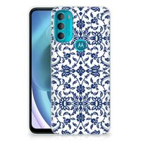 Motorola Moto G71 5G TPU Case Flower Blue