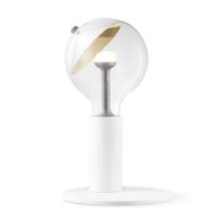 Move Me tafellamp Side - wit / Cone 5,5W - zilver goud - thumbnail