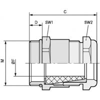 LAPP 52105420 Wartel M32 Messing Messing 10 stuk(s) - thumbnail