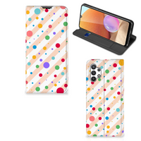 Samsung Galaxy A32 4G | A32 5G Enterprise Editie Hoesje met Magneet Dots - thumbnail