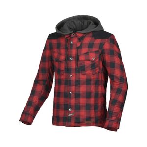 MACNA Inland, Motorhoodie heren, Rood Zwart