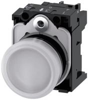 Siemens 3SU1102-6AA60-1AA0 Led-indicator, plat, wit, 24 V/AC, 24 V/DC, 1 stuk